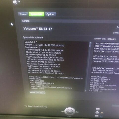 GE VOLUSON E8 ULTRASOUND MACHINE